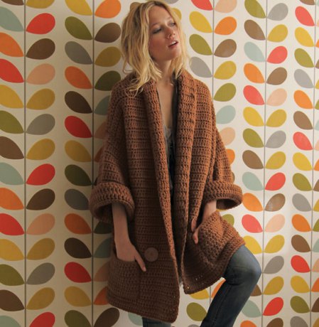 manteau oversize phildar