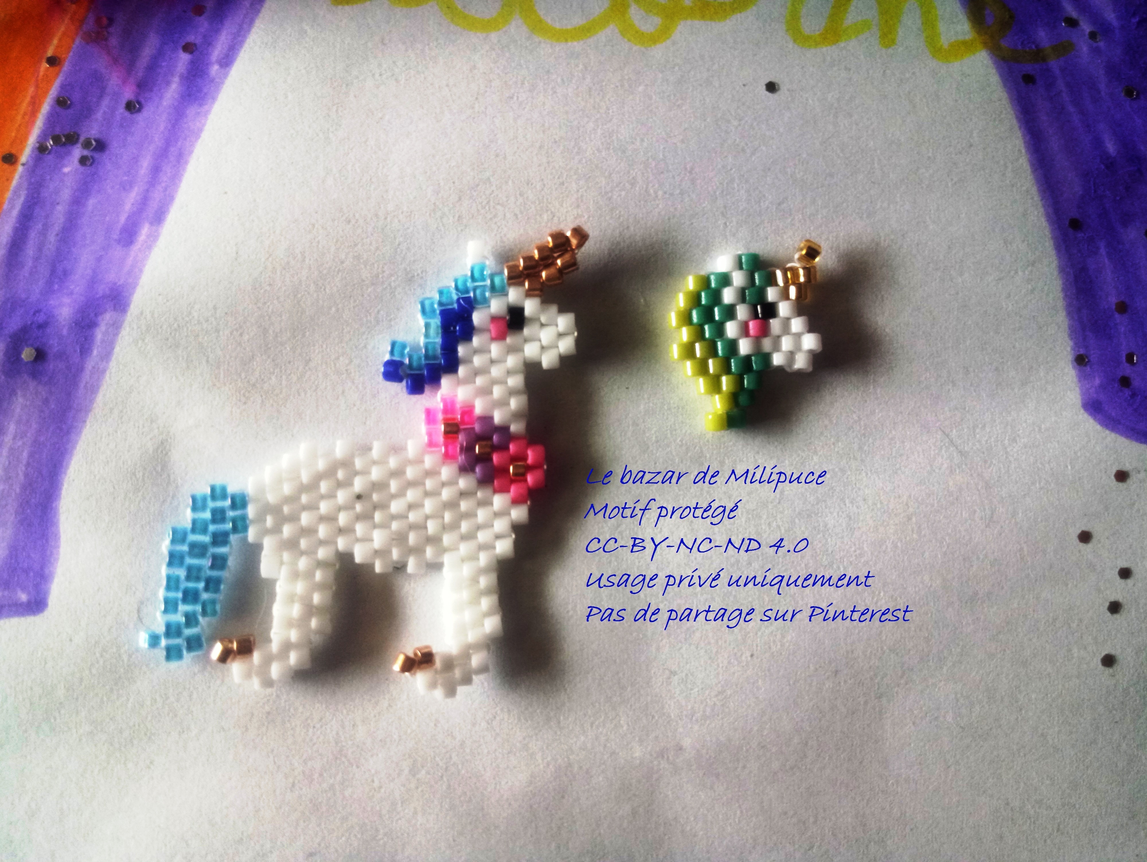 mini licornes par le bazar de milipuce