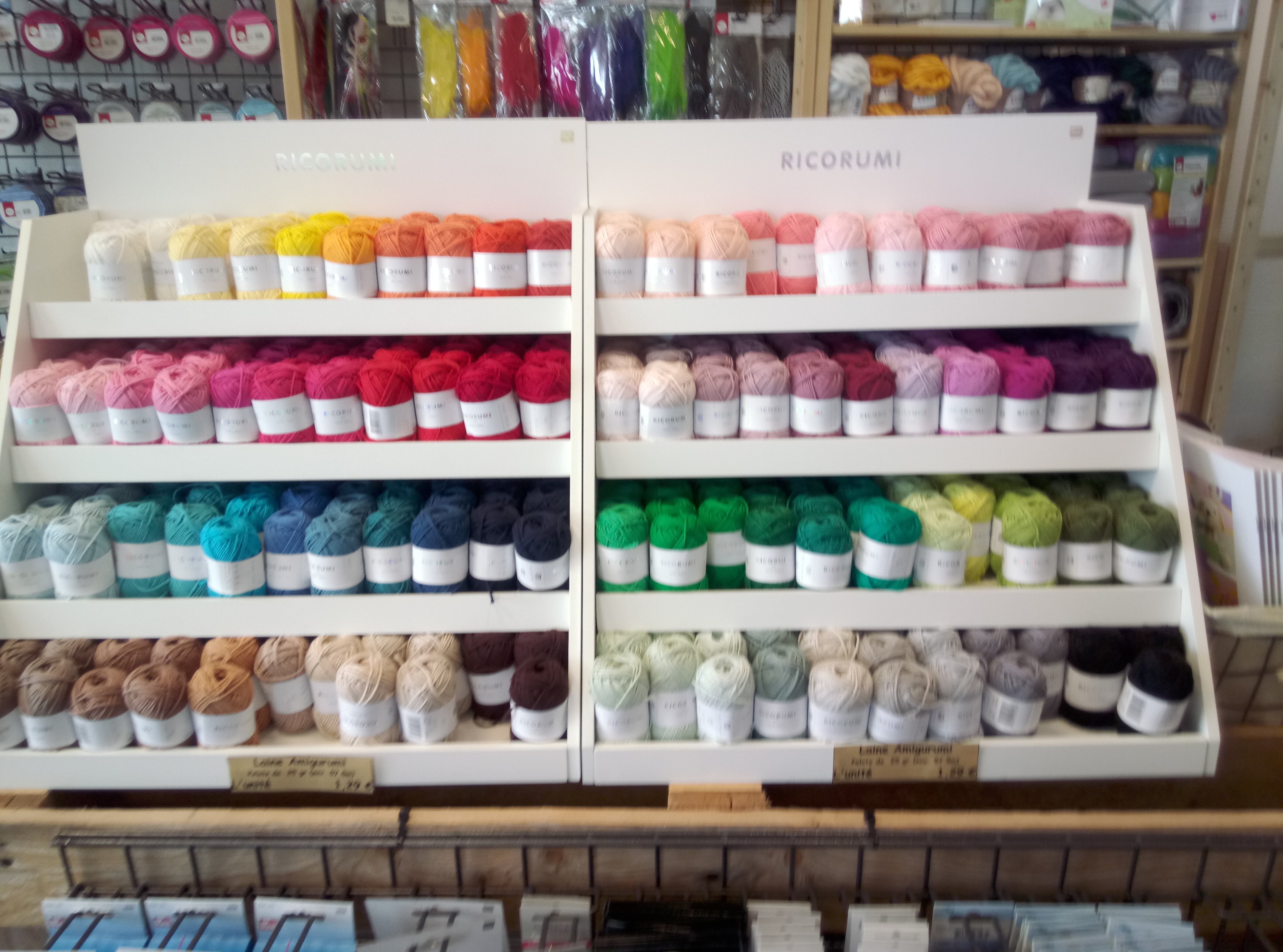 gamme couleur ricorumi