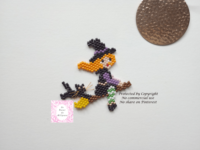 sorcière pressée par le bazar de Milipuce