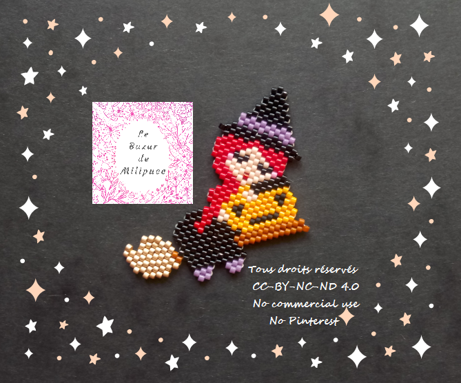 sorcière endormie le bazar de milipuce