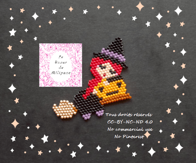 sorcière endormie le bazar de milipuce