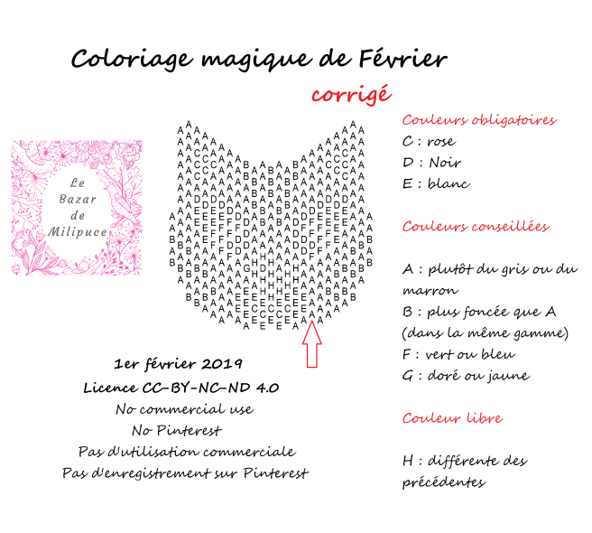 coloriage magique de février le bazar de milipuce rectification